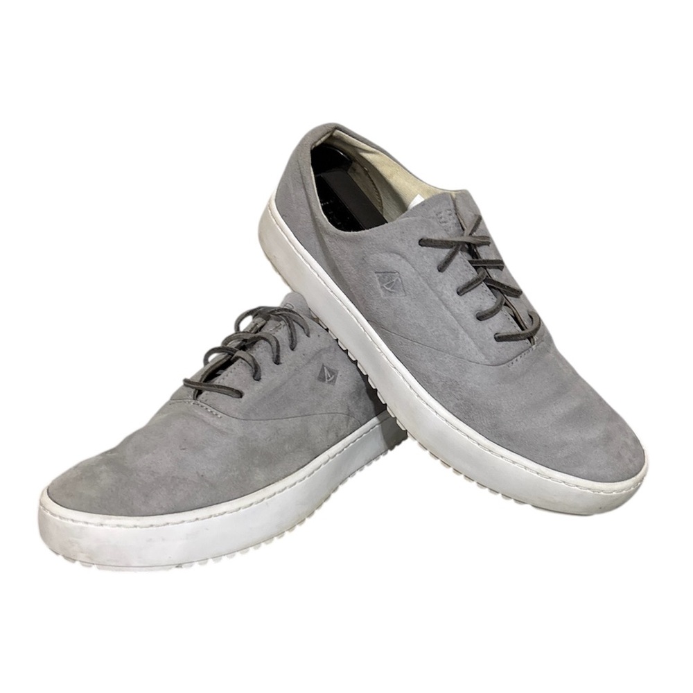 Sperry Women’s Gray Lace-Up Casual Sneakers Size 8.5